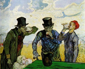  Gogh Peintre - Les buveurs après Daumier Vincent van Gogh